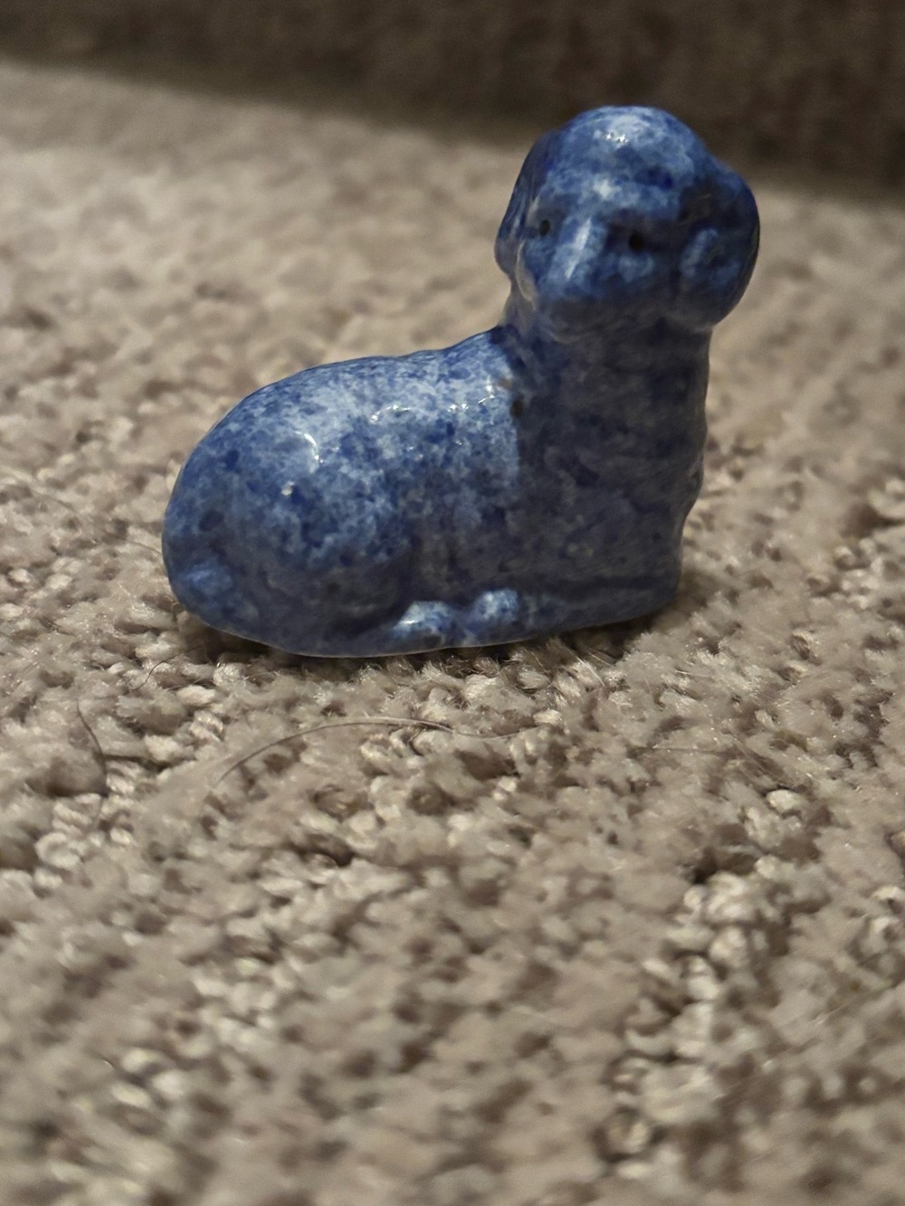 Vintage Enesco Speckled Ceramic Lamb